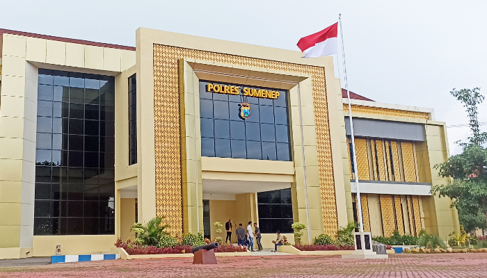 Kantor Kepolisian Resor Sumenep, Jawa Timur. (Foto: Hayat)