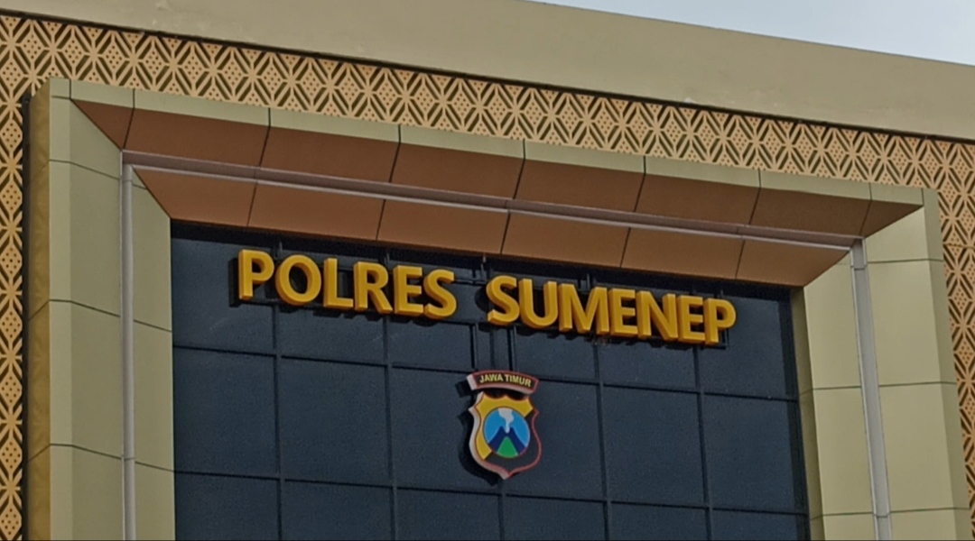 Gedung Mapolres Sumenep tampak dari depan.(Foto: Dok. warta9)