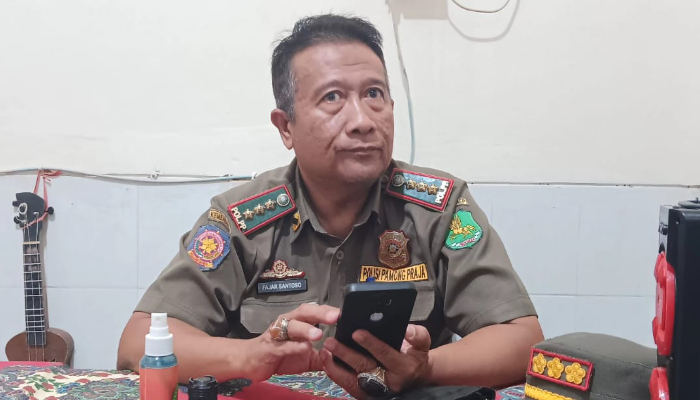 Kepala Bidang Trantibumlinmas Satpol PP Sumenep, Fajar Santoso. (Foto: Dok. warta9)
