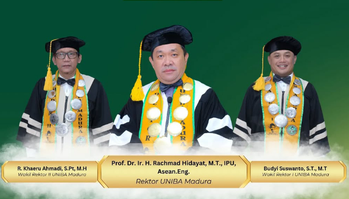Jajaran rektorat UNIBA Madura. (Foto: Istimewa) 