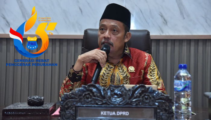 Ketua DPRD Sumenep, H Zainal Arifin ucapkan selamat atas Hari Lahir ke 65 PMII. (Foto: Dok Warta9).