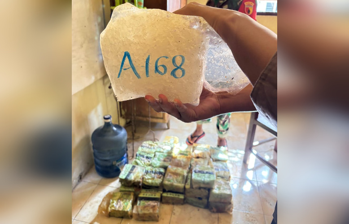 Penampakan narkoba saat diamankan oleh petugas.(FOTO: Dok.warta9).