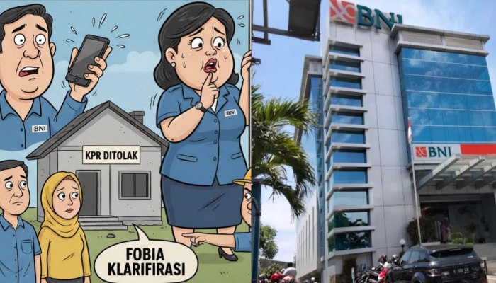 ILUSTRASI. Potret salah satu pegawai BNI Cabang Pamekasan yang diduga hambat pengajuan KPR yang dialami Firda, warga Sumenep. (Istimewa/Warta9.co.id)