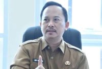 Kepala Bappeda Kabupaten Sumenep, Arif Firmanto, saat memberikan keterangan mengenai upaya pengendalian inflasi daerah dan pentingnya pemanfaatan data BPS sebagai dasar penyusunan kebijakan pembangunan serta strategi penguatan ekonomi di Kabupaten Sumenep.